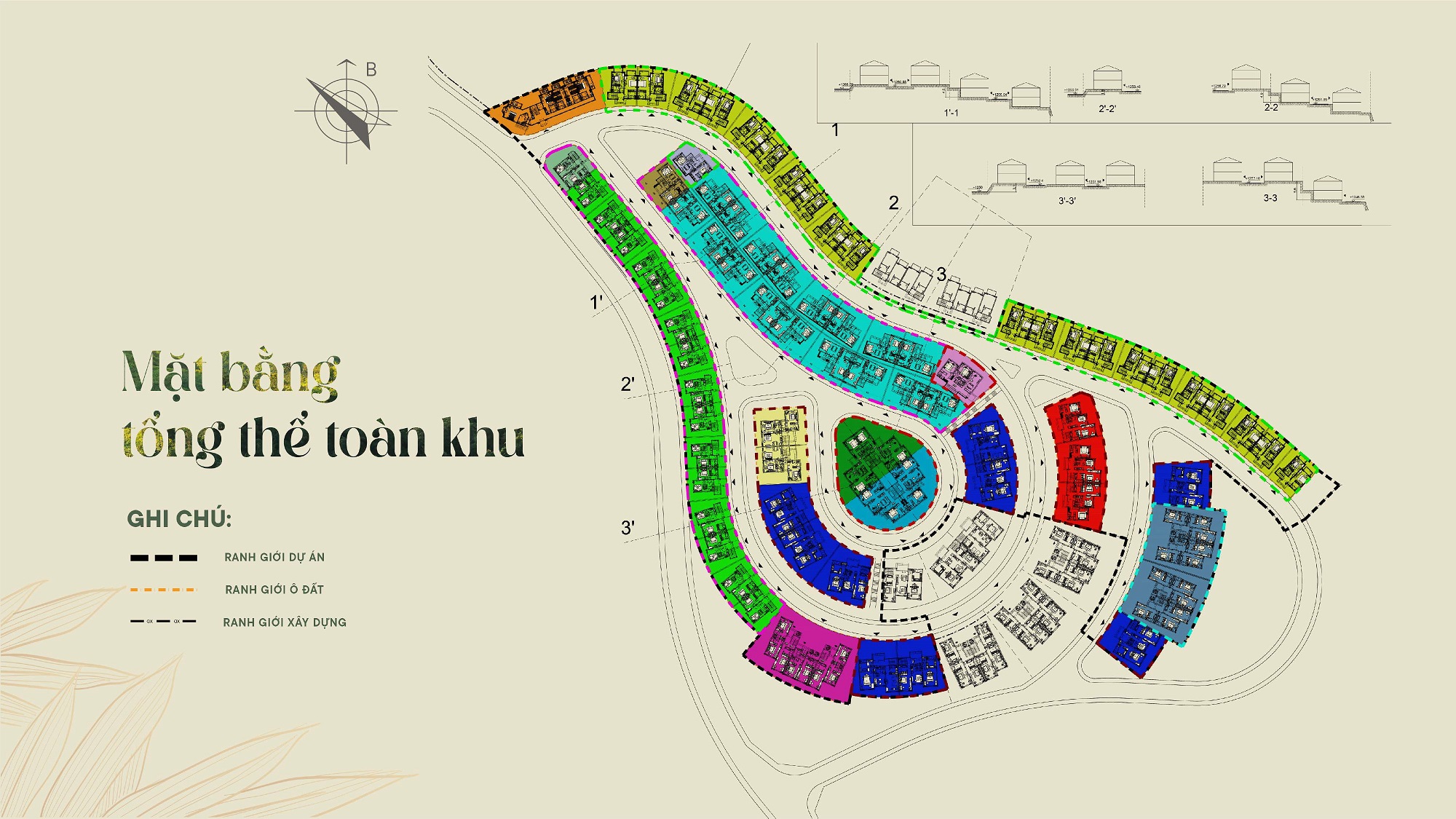 Mặt bằng khu biệt thự thần tài