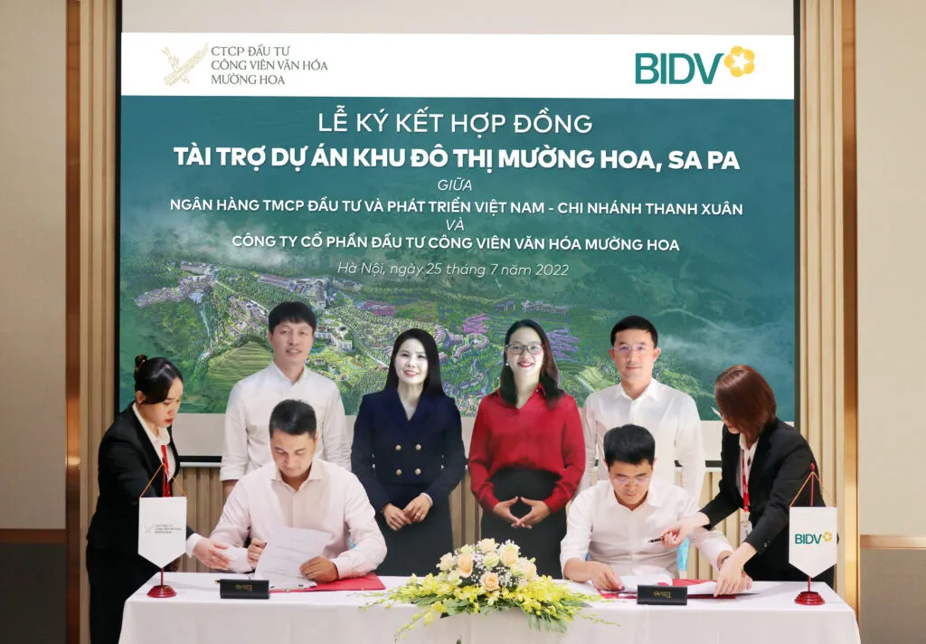 BIDV ký kết hợp đồng tài trợ dự án Mường Hoa Sapa